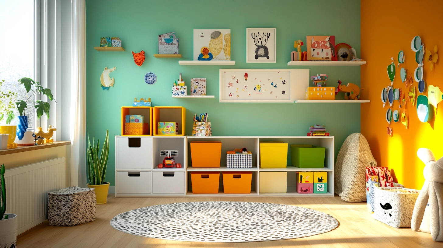 10 productos imprescindibles para organizar una habitación infantil